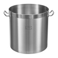 large stainless steel pot